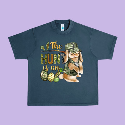 The Hunt Is On Urban Heavy Tee Designed By Bundleandbundleshop