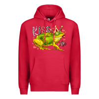 Cardinal kiss me frog Premium Hoodie - RacoonDesign