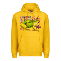 Lemon kiss me frog Premium Hoodie - RacoonDesign