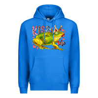 True Royal kiss me frog Premium Hoodie - RacoonDesign