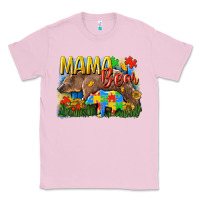 Bubblegum Pink Mama bear Autism Classic Tee - CowGirlArtShop