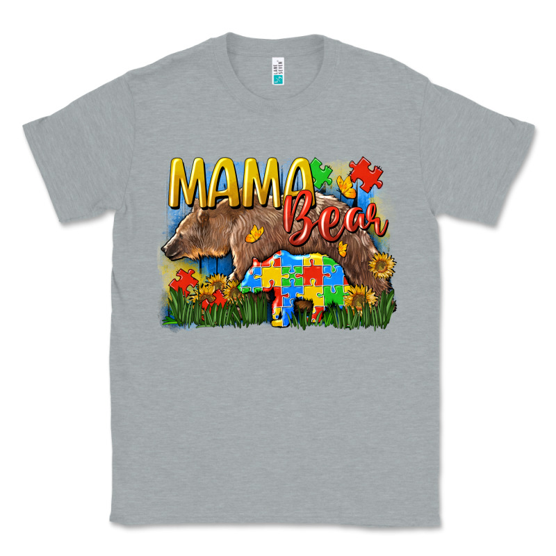 Mama Bear Autism Classic Tee by CowGirlArtShop | Teevron