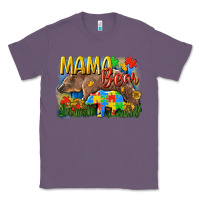 Lavender Mama bear Autism Classic Tee - CowGirlArtShop