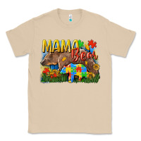 Mushroom Mama bear Autism Classic Tee - CowGirlArtShop