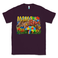 Plum Mama bear Autism Classic Tee - CowGirlArtShop