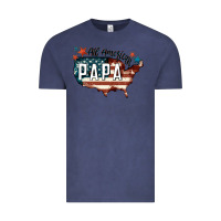 Vintage Denim all american papa Vintage Tee - FaDigitalArtStudio