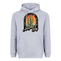 Heather Grey Arizona Bay Swim Team Heavyweight Hoodie - DesigneFamous
