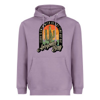 Lavender Arizona Bay Swim Team Heavyweight Hoodie - DesigneFamous