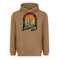 Toasted Coconut Arizona Bay Swim Team Heavyweight Hoodie - DesigneFamous