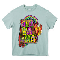 Arona mardi gras alabama map Heavy Core Tee - CowGirlArtShop