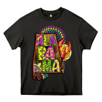 Asphalt mardi gras alabama map Heavy Core Tee - CowGirlArtShop