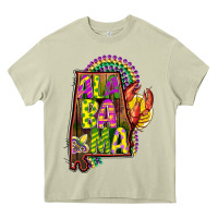 Mossy mardi gras alabama map Heavy Core Tee - CowGirlArtShop