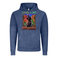 Vintage Denim long live cowgirls Vintage Hoodie - FaDigitalArtStudio