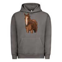 Pigment Tornado brown horse Urban Hoodie - RanaPortraitStore