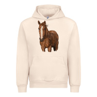 Sandshell brown horse Urban Hoodie - RanaPortraitStore