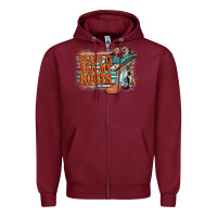 Burgundy blame it all my roots Zipper Hoodie - AdoDesignShop