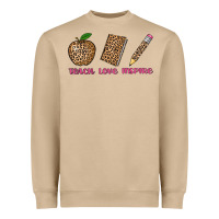 Mushroom teach love inspire leopard Heavyweight Sweatshirt - AdoDesignShop