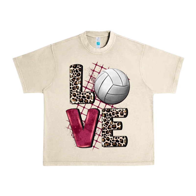 Love Volleyball Urban Heavy Tee by FaDigitalArtStudio | Teevron