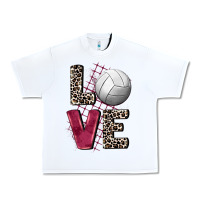 White love volleyball Urban Heavy Tee - FaDigitalArtStudio