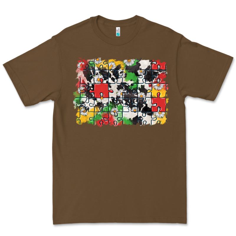 Autism Background Premium Tee by CowGirlArtShop | Teevron
