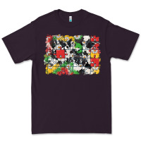 Plum Autism background Premium Tee - CowGirlArtShop