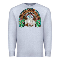 Heather Grey simmental  rainbow Premium Sweatshirt - JahusDesignShop