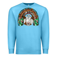 Ocean Blue simmental  rainbow Premium Sweatshirt - JahusDesignShop