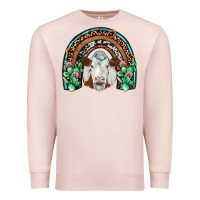 Pale Pink simmental  rainbow Premium Sweatshirt - JahusDesignShop