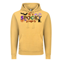 Vintage Mustard it's spooky season Vintage Hoodie - BundleAndBundleShop