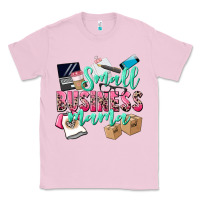 Bubblegum Pink Small Business Mama Classic Tee - CowGirlArtShop