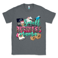 Charcoal Heather Small Business Mama Classic Tee - CowGirlArtShop