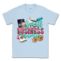 Dusty Blue Small Business Mama Classic Tee - CowGirlArtShop