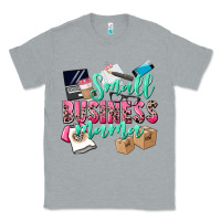Heather Grey Small Business Mama Classic Tee - CowGirlArtShop