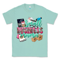Seafoam Small Business Mama Classic Tee - CowGirlArtShop