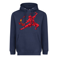 Navy zuko Heavyweight Hoodie - DesigneFamous
