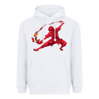 White zuko Heavyweight Hoodie - DesigneFamous