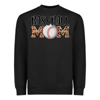 Black baseball mom Heavyweight Sweatshirt - AdoDesignShop