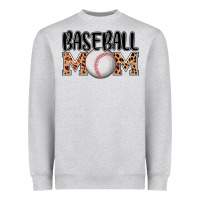 Heather Grey baseball mom Heavyweight Sweatshirt - AdoDesignShop