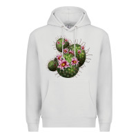 Dove Grey arizona fishhook cacti Premium Hoodie - LillyAllenDesigns