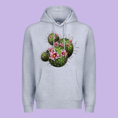 Arizona Fishhook Cacti Premium Hoodie Designed By Lillyallendesigns