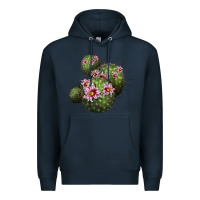 Navy arizona fishhook cacti Premium Hoodie - LillyAllenDesigns