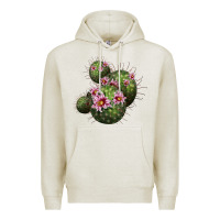 Oatmeal Heather arizona fishhook cacti Premium Hoodie - LillyAllenDesigns
