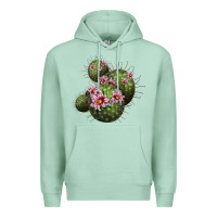 Seafoam arizona fishhook cacti Premium Hoodie - LillyAllenDesigns