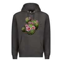 Smoke arizona fishhook cacti Premium Hoodie - LillyAllenDesigns