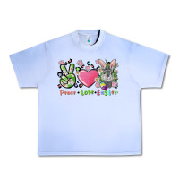 Grape Ice peace love easter bunny Urban Heavy Tee - FaDigitalArtStudio