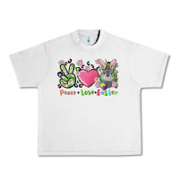 Lunar Rock peace love easter bunny Urban Heavy Tee - FaDigitalArtStudio