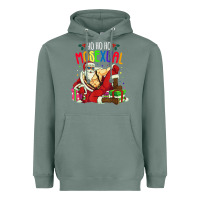 Sage mens ho ho ho mosexual Heavyweight Hoodie - DesigneFamous