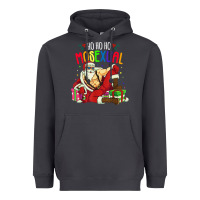 Smoke mens ho ho ho mosexual Heavyweight Hoodie - DesigneFamous