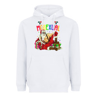 White mens ho ho ho mosexual Heavyweight Hoodie - DesigneFamous