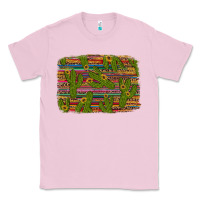 Bubblegum Pink cinco de mayo sunflower and cactus background Classic Tee - Artiststas